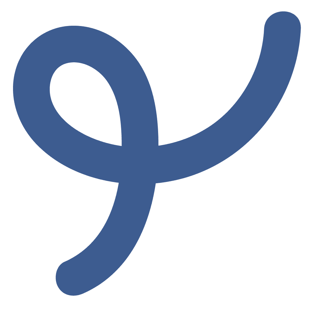 Snirkliga former som kompletterar texten